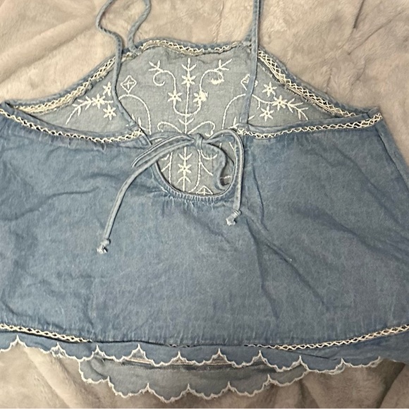 Blue American Eagle cropped top - Picture 3 of 3